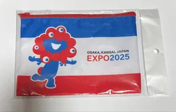EXPO2025 오사카 간사이 만박 미야쿠미야쿠 공식 굿즈 지퍼 파우치