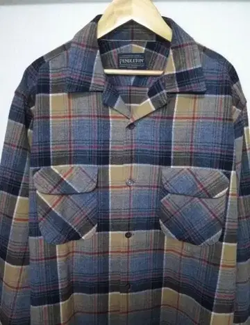 XL PENDLETON x Bill Wall Leather 플란넬 셔츠