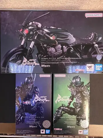 [ 미개봉 새상품 ] S.H.Figuarts 블랙 선 3종 세트