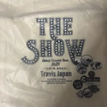 미개봉 새상품 Travis Japan THE SHOW 굿즈 백