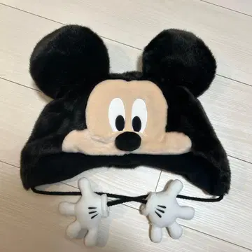 미키마우스 퍼 모자