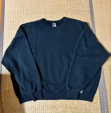 90s 러셀 애슬레틱 맨투맨 블랙