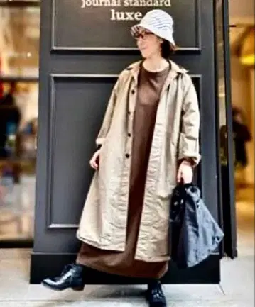 HTS 발마칸 코트 저널 스탠다드 랙스 베이지