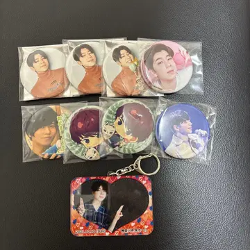 니시야마 코타로 사이토 소마 이시카와 카이토 캔뱃지 8개 세트 키링