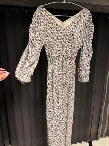 앙데팡당 꽃무늬 원피스