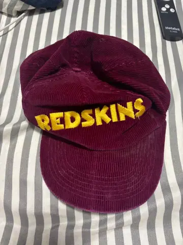 REDSKINS 코듀로이 캡 버건디 90s