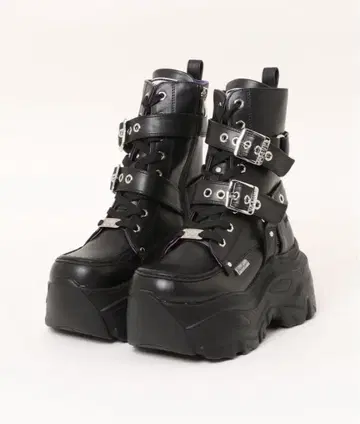 YOSKE 통굽 벨트 스니커즈 부츠