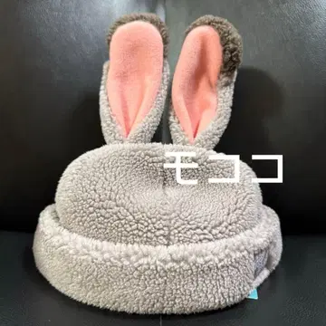 홍콩 디즈니 신상 주토피아 주디 팬 캡 복슬복슬 모자 캡