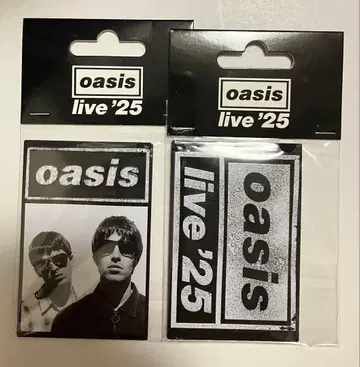 Oasis live'25 마그넷 2종 세트 오아시스 리암 노엘
