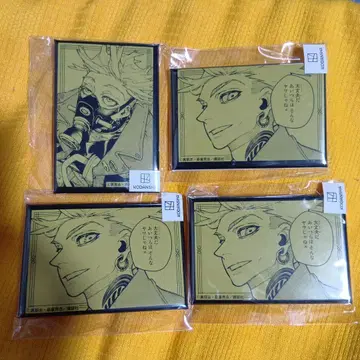 가치액터 엔진 스퀘어 캔뱃지 4개 세트 마루쿠지