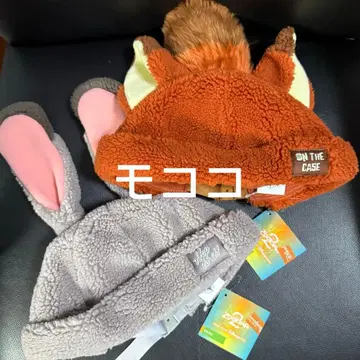 홍콩 디즈니 주토피아 닉 주디 팬캡 복슬복슬 모자 캡