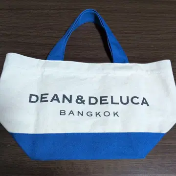 DEAN & DELUCA 토트백 아이보리 x 블루