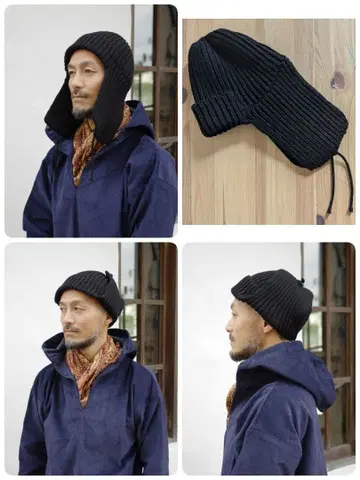 하이랜드 2000 플라이트 캡 니트 모자 블랙