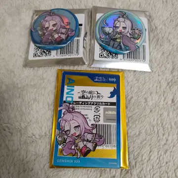 원신 아이노 캔뱃지 아크릴 카드