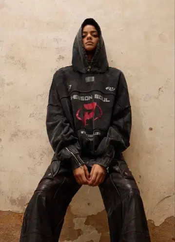 퍼슨서울 워시드 후드티