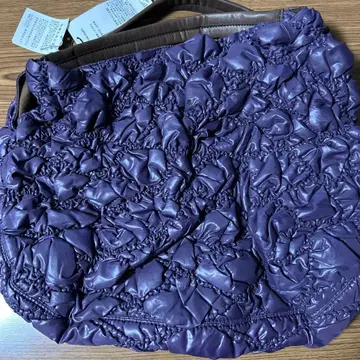 보라색 합성 피혁 백