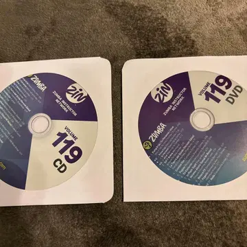 Zumba 강사 119 CD/DVD 세트