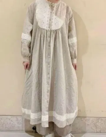 사만사 모스모스 가슴단 레이스 원피스