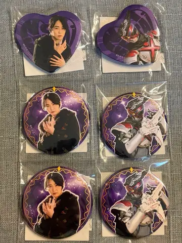 고쥬우쟈 TOS 복권 캔뱃지 B상 C상 쿠온 가류도