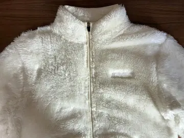 챔피온 보아 플리스 자켓 화이트 남성용 M 사이즈