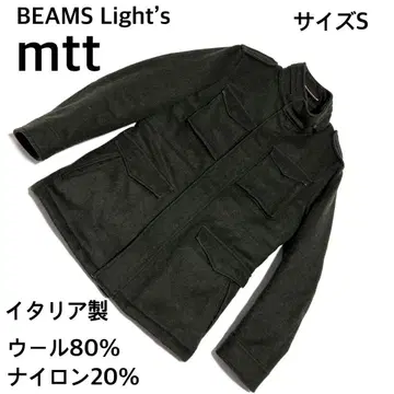 새상품급 빔즈 이탈리아제 MTT 울 밀리터리 자켓 S 사이즈