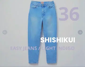 THE SHISHIKUI EASY JEANS 라이트 인디고 36