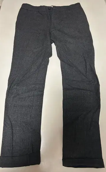 다크 그레이 슬랙스 울 혼방