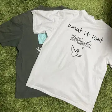 Mark Gonzales T셔츠 M 사이즈 화이트&그린