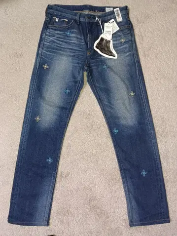 자수 데님 팬츠 S 사이즈