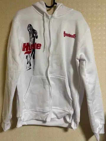 Hysteric 화이트 집업 후드티