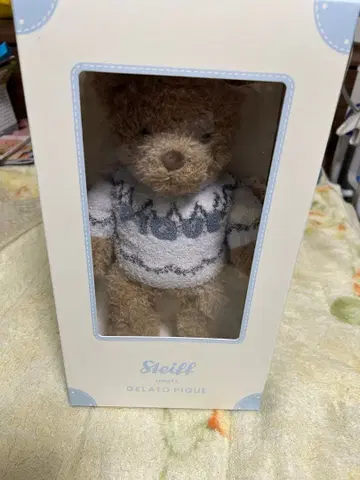 Steiff 슈타이프 젤라또 피케 봉제 인형 블루