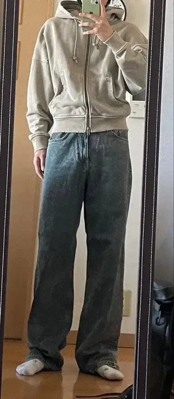 ZARA K-스타일 스트레이트 데님