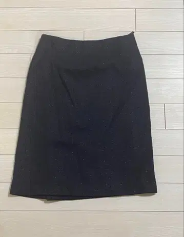 Reflect 여성용 타이트 스커트 블랙 라메 포멀