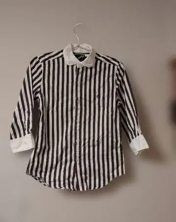 Beamsboy 7부 소매 둥근 카라 셔츠 일본제