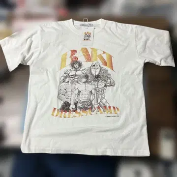 바키 드레스 캠핑 콜라보 집합 흐릿한 T셔츠