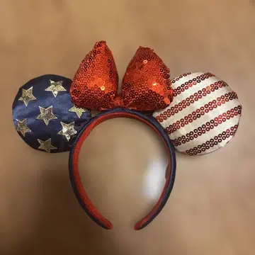 미국 국기 디자인 머리띠