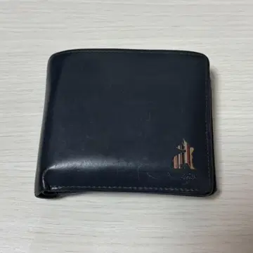 폴스미스 토끼 2단 접이식 지갑 남성용 네이비