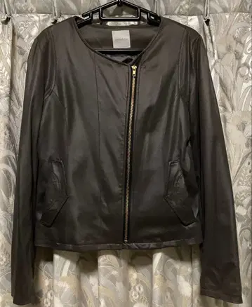 OPAQUE.CLIP 노카라 라이더스풍 자켓