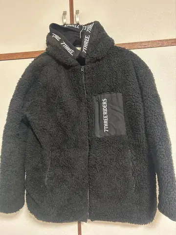 7THREE RIDERS (73R) 보아 플리스 후드티 자켓 L