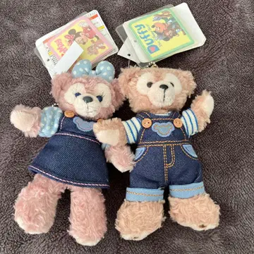 더피 셰리메이 인형 배지 데님