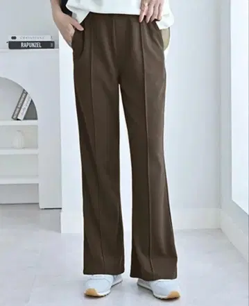 컷 조젯 플레어 팬츠