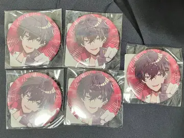 DMM 스크래치 새출발 응원 사에키 잇테츠 캔뱃지 5개 세트