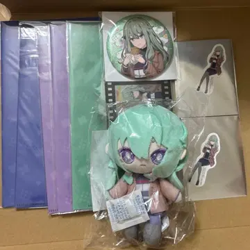 프로세카 하피콜레 봉제 인형 네네 캔뱃지 티켓 홀더 루이 KAITO