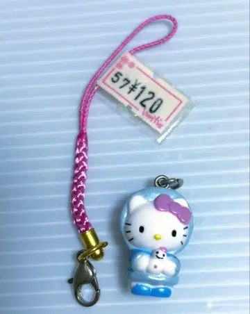 눈사람 부품 헬로키티 헤이세이 레트로 산리오 키링 매달기