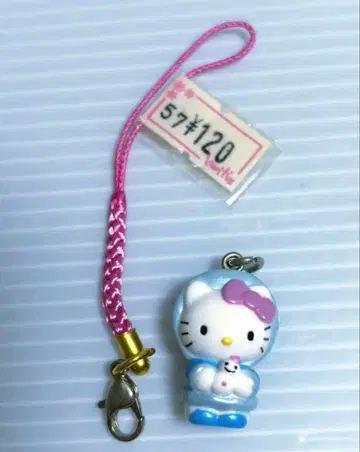눈사람 부품 헬로키티 헤이세이 레트로 산리오 키링 매달기