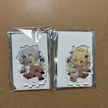 아이나나 애니카페 아크릴 스탠드 코토나미 츠무기 우츠키 시로 2개 세트