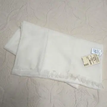 미사용 무인양품 캐시미어 100% 평직 스톨 180 x 80cm 아이보리