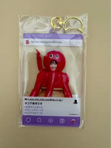 노기자카46 야마시타 미즈키 타코시타 미즈키 아크릴 카드 키링 레어템