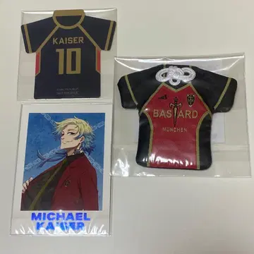 블루 록 전시회 미하엘 카이저 부적 부적 트레이딩 카드 특전