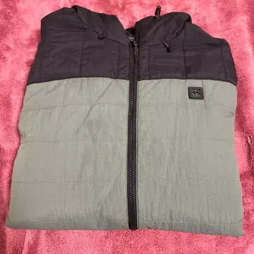 BILLABONG 후드 부착 마운틴 후드티 M 블랙/그린